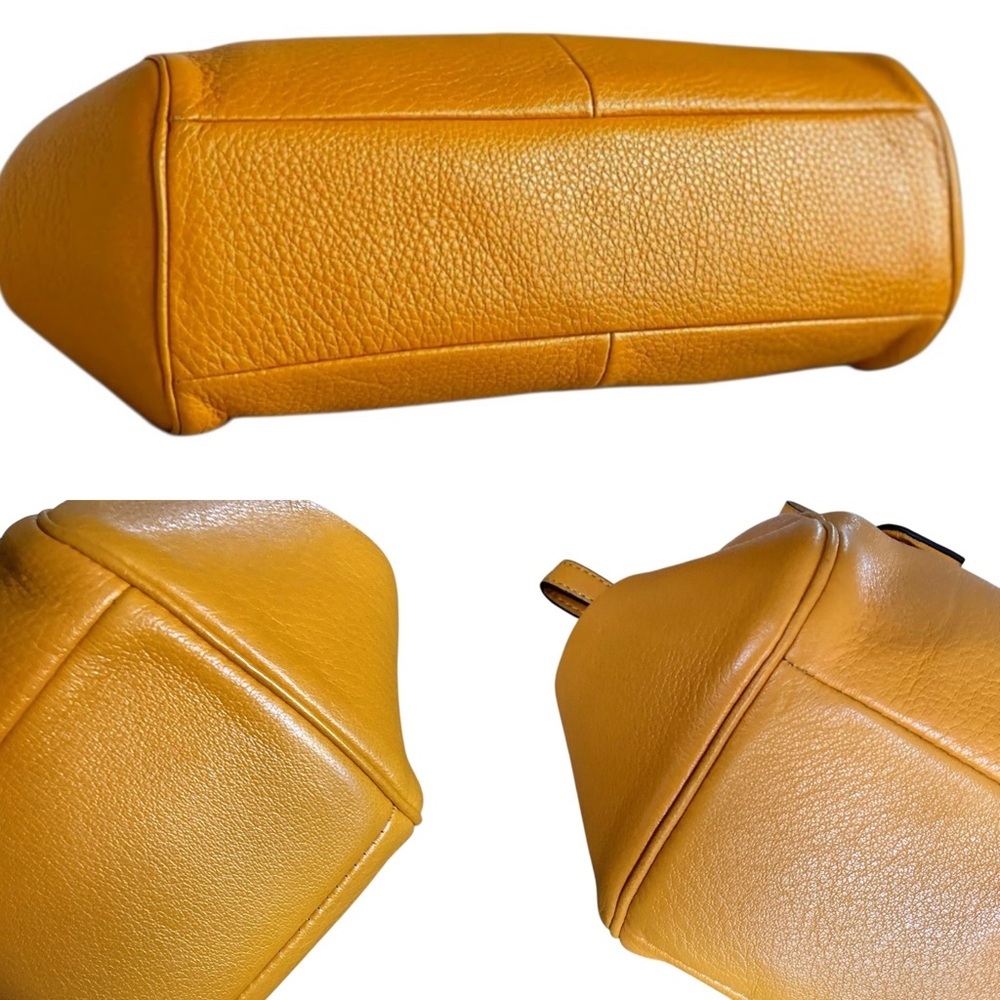 Coach Leather Madison Madeline 25166 Legacy Crossbody Satchel Bag in Saffron - Picture 8 of 16